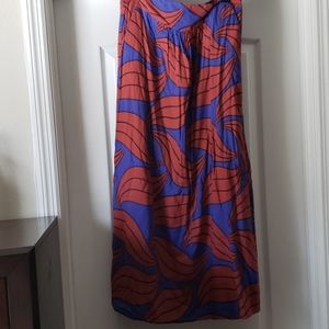 Printed skirt size 8